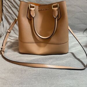 Michael Kors Tan Leather Tote Bag
